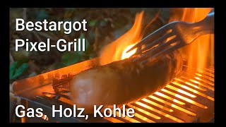 Bestargot  PixelGrill  Camping Gasgrill Camping Holzgrill  Edelstahl bestargot gasgrill [upl. by Leunam]