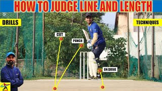 HOW TO JUDGE BALL’S LINE AND LENGTH IN BATTING  TECHNIQUE DRILLS AND TIPS  HINDI CRICKET COACHING [upl. by Neesay]