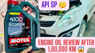 Best Engine Oil For Swift And Dzire  Motul 5w30 Engine Oil Review motul [upl. by Emmi]