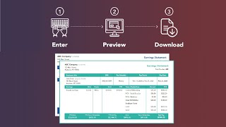 How to Create Pay Stubs 3 Simple Steps [upl. by Kam801]