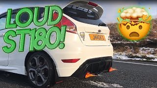 STAGE 2 FIESTA ST  KMS HURRICANE EXHAUST  LOUD [upl. by Whittaker324]