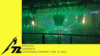 Metallica  Inamorata Live Copenhagen Denmark 16062024 4K [upl. by Onoitna]