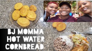 BJ momma hot water cornbread recipe [upl. by Mrots]