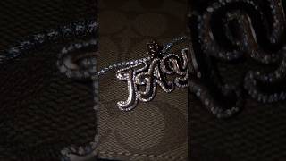 diamond tennis chain custom rosegold diamond pendant [upl. by Lilas]