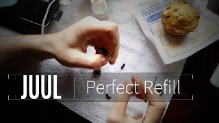 How to Refill your Juul Pods No more LeakingNo Syringe [upl. by Mencher15]