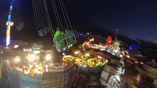 AK RIDES Sky Flyer Radosztics  Rieger Herbst Urfahranermarkt Linz 2017 POV Onride [upl. by Charmion607]