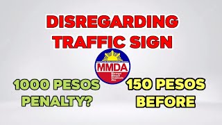 1000 Pesos traffic violation mmda trafficviolation [upl. by Anceline]