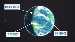 NASA Models Methane Sources Movement Around Globe [upl. by Ateiram133]