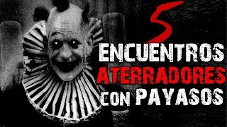 5 Encuentros ATERRADORES con Payasos II │ Relatos del público │ MaskedMan [upl. by Wilma217]