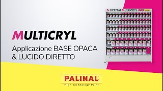 MultiCryl900 Preparazione Base Opaca Solvente [upl. by Ennairda]