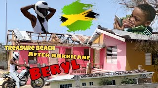 Hurricane Beryl Aftermath Houses DESTROYED In Treasure Beach St Elizabeth 🙏🏽 [upl. by Hyatt]