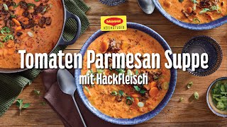 Köstliche TomatenParmesanSuppe mit Hackfleisch  Low Carb [upl. by Hulburt935]