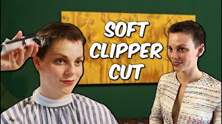 A Soft Buzzcut Can Change Your Day  Fresh Short Haircut [upl. by Anigriv82]