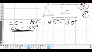Måle og regne vinkler [upl. by Aseefan856]