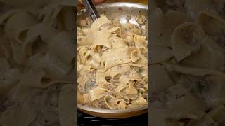 Tagliatelle ai funghi 🍄‍🟫🍝 rezept pasta pilze [upl. by Venezia]