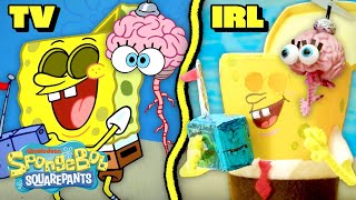 SpongeBob and Patrick Fly Their Brains Around Bikini Bottom IRL 🧠  quotWhirly Brainsquot Recreation [upl. by Noiraa]