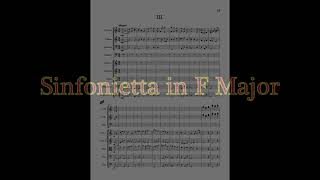 Sinfonietta in F Major Mvt 3 [upl. by Alaine]