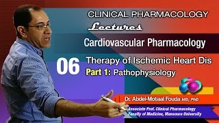 Cardiovascular Pharmacology Ar  06  Ischemic heart disease pathophysiology [upl. by Ilbert]