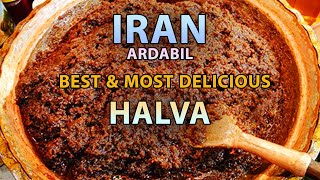 IRAN Ardabil  How to recipe black halva [upl. by Valerio396]