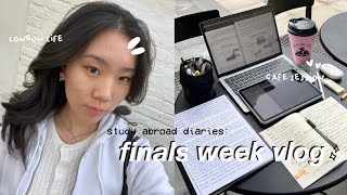 productive STUDY vlog 💻🎧  uni vlog in london [upl. by Whalen851]