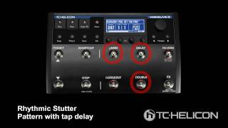 VoiceLive 2 version 12 Beta Demo  Rhythmic Stutter amp Sample Effects [upl. by Nanfa954]