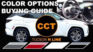 2022 Hyundai Tucson N Line  Color Options Buying Guide [upl. by Zingg46]