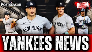 Yankees NEWS  ALDS Game 3 Review  Aaron Judge STRUGGLES Continue  Giancarlo Stanton Yankees MVP [upl. by Sehguh]