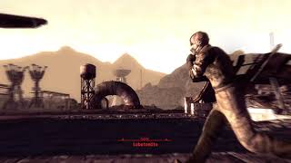 Lobotomite vs Saw Off Shotgun  Fallout New Vegas [upl. by Ecirtaeb789]