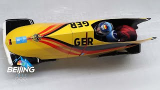 Germany goes 12 Meyers Taylor earns historic bobsled bronze  Winter Olympics 2022  NBC Sports [upl. by Anirdnajela]