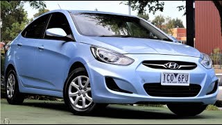 B9361  2013 Hyundai Accent Active Sedan Auto Walkaround Video [upl. by Aihsyak]