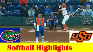 8 Oklahoma State vs 19 Florida Softball Game Highlights Feb 19 2024 [upl. by Mloc214]