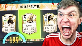 I GOT A 199 FUT DRAFT WORLD RECORD FIFA 22 [upl. by Anrahs]