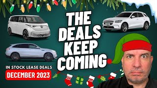 IN STOCK Car Lease Deals of The Month December 2023 [upl. by Yarod]