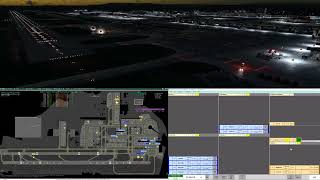 EGKKGND  Gatwick Ground  Vatsim UK ATC  2401  Towerview Part 1 [upl. by Fermin]