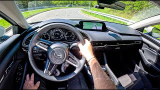 2023 Mazda 3 20 SKYACTIVG 150HP 0100 POV Test Drive 1685 Joe Black [upl. by Kaya]