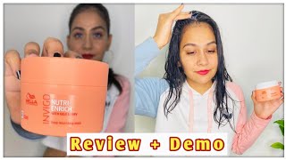 BEST Hair Mask For Damaged Hair  Frizzy To Smooth Hair  Wella Invigo Review  Reena Tanwar [upl. by Gracia]