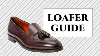 Loafer Shoes Guide For Men  Tassel Penny Gucci Horsebit Weejuns amp Slipon Slipper Explained [upl. by Demeter523]