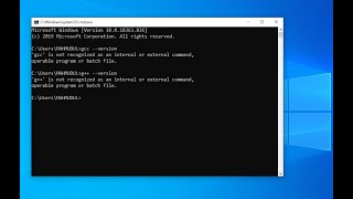 Fix gcc g is not recognized as internal or external command operable program or batch file  cmd [upl. by Critchfield]