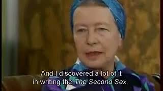 Simone de Beauvoir Interview Why Im a feminist 1975 English Subs [upl. by Swanhildas]