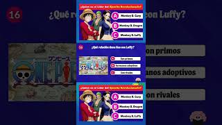 ¿Cuánto sabes sobre One Piece quiz desafiotrivia preguntasyrespuestas onepiece trivia [upl. by Zeuqram]