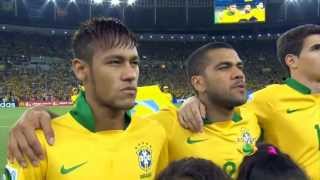 Confederations Cup 2013 Brazilian anthem at the final match [upl. by Ahtekahs308]