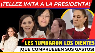 ¡TELLEZ IMITA A LA PRESIDENTA LES TUMBARON LOS DIENTES QUE COMPRUEBEN GASTOS INE CONTRA LA PARED [upl. by Antone907]