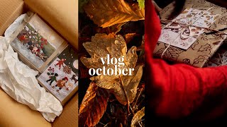 Studio Vlog 50  Autumn Shop Update 🍁🍂 – Silent Packing Vlog  Freelance Illustrator [upl. by Niu325]