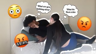 Pranked bae with a hickey on my neck GETS CRAZY 😳‼️ [upl. by Sage845]