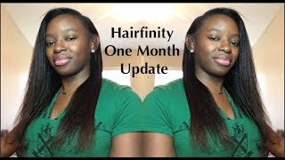 Hairfinity 1 Month Update [upl. by Sitto303]