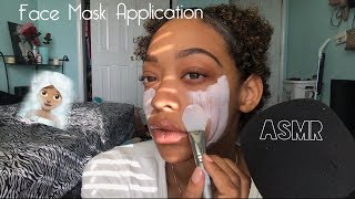 ASMR  Face Mask Application 🧖🏽‍♀️ [upl. by Daye]