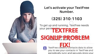 TextFree Sign Up Problem Fix 100 Working  Textfree Registration Error Quick Fix 2024 [upl. by Laurita]