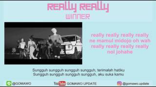 LIRIK WINNER  REALLY REALLY by GOMAWO IndoSub [upl. by Ava]