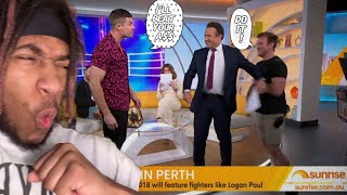 WWES GRAYSON WALLER ALMOST GETS INTO A FIGHT ON LIVE TV [upl. by Nerreg]