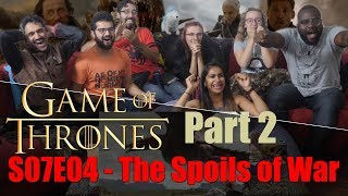 Game of Thrones  7x4 The Spoils of War Part 2  Group Reaction [upl. by Pammy552]